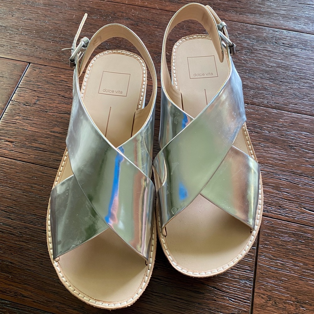 Silver Dolce Vita Sandals